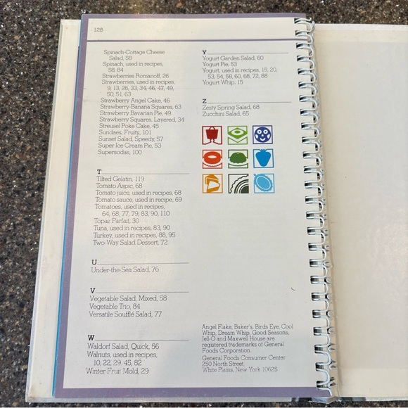 Joys of Jell-O Brand Gelatin Cookbook 1981 General Foods 1st Edition Spiral - Picture 6 of 8